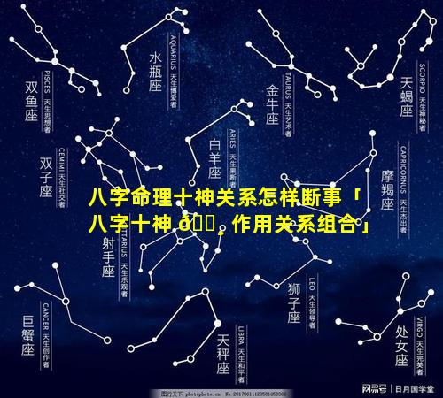 八字命理十神关系怎样断事「八字十神 🕸 作用关系组合」